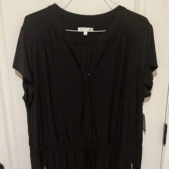 New Spense Woman Black Jumpsuit Jogger style bottom - Picture 3 of 14